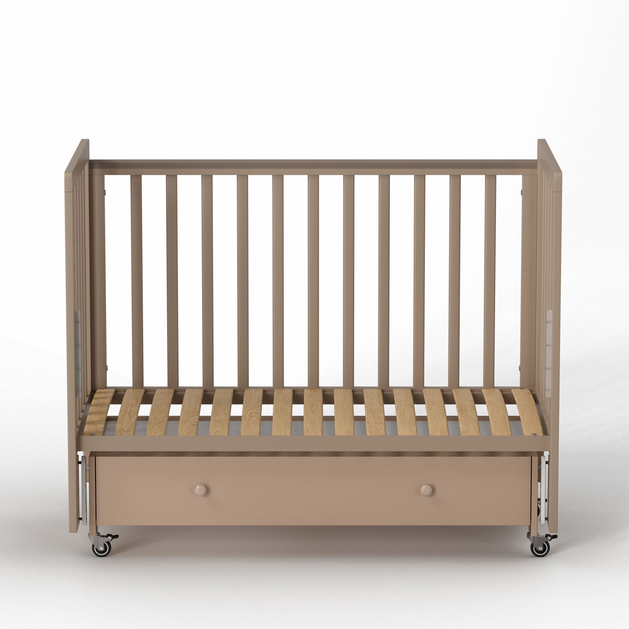 Кроватка Antemi Classic Sleep с маятником и ящиком 120*60