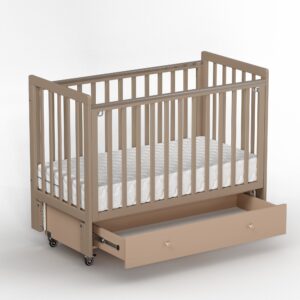 Кроватка Antemi Classic Sleep с маятником и ящиком 120*60