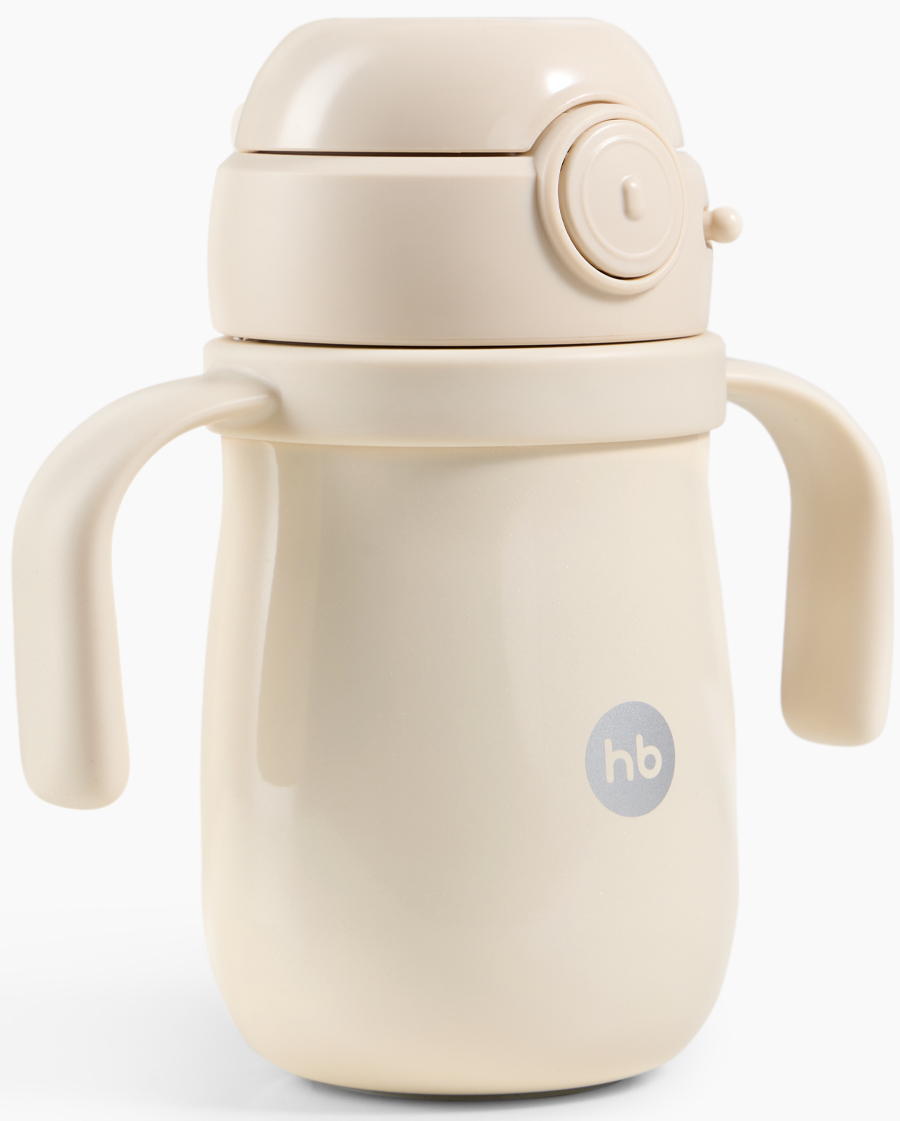Термопоильник-непроливайка Happy Baby с трубочкой и ручками, 300 мл 1 Термопоильник-непроливайка Happy Baby с трубочкой и ручками, 300 мл