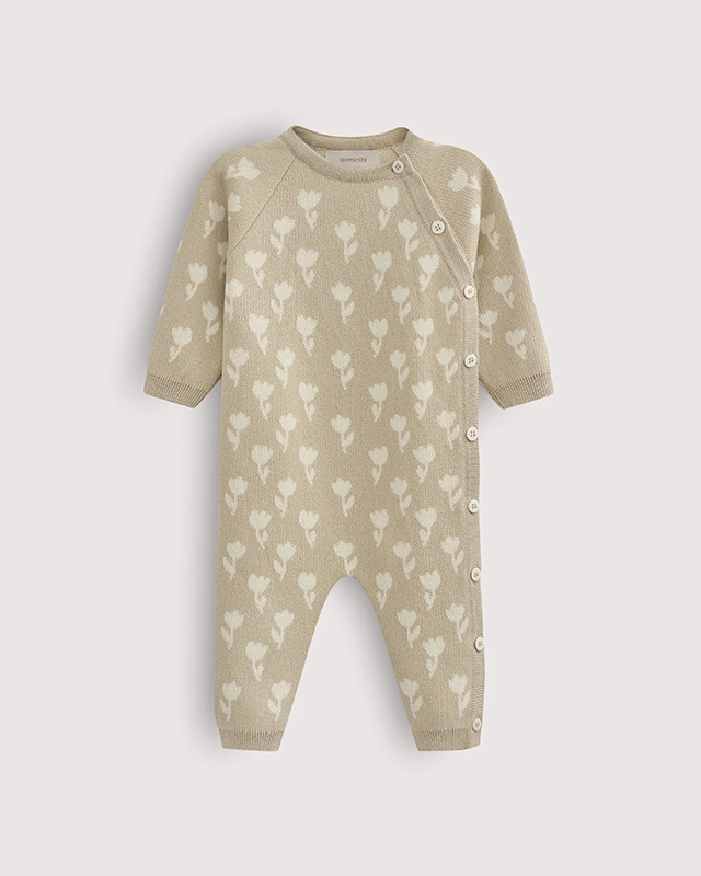 Комбинезон детский Loomknits Тюльпаны LW5442 1 Комбинезон детский Loomknits Тюльпаны LW5442