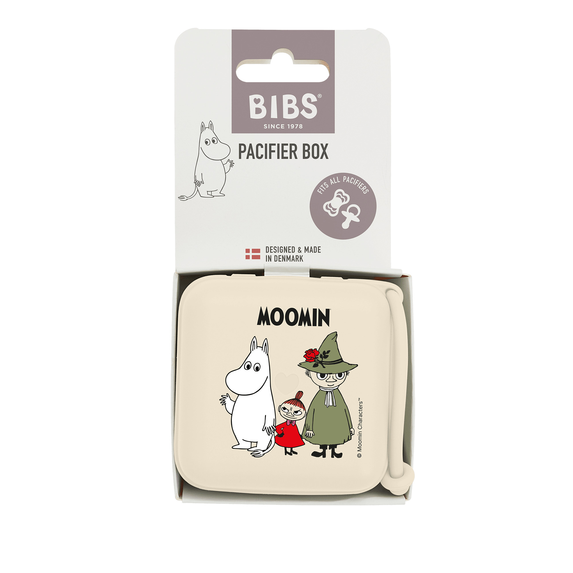 Контейнер для пустышки BIBS - Moomin 2 Контейнер для пустышки BIBS – Moomin