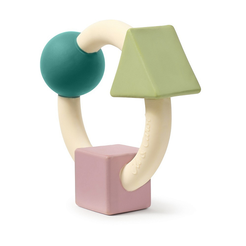 Игрушка-прорезыватель Oli&Carol Teething Ring GEOMETRIC 2 Игрушка-прорезыватель Oli&Carol Teething Ring GEOMETRIC