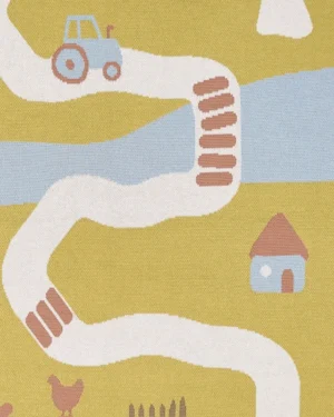 Плед детский Loomknits Лето в деревне