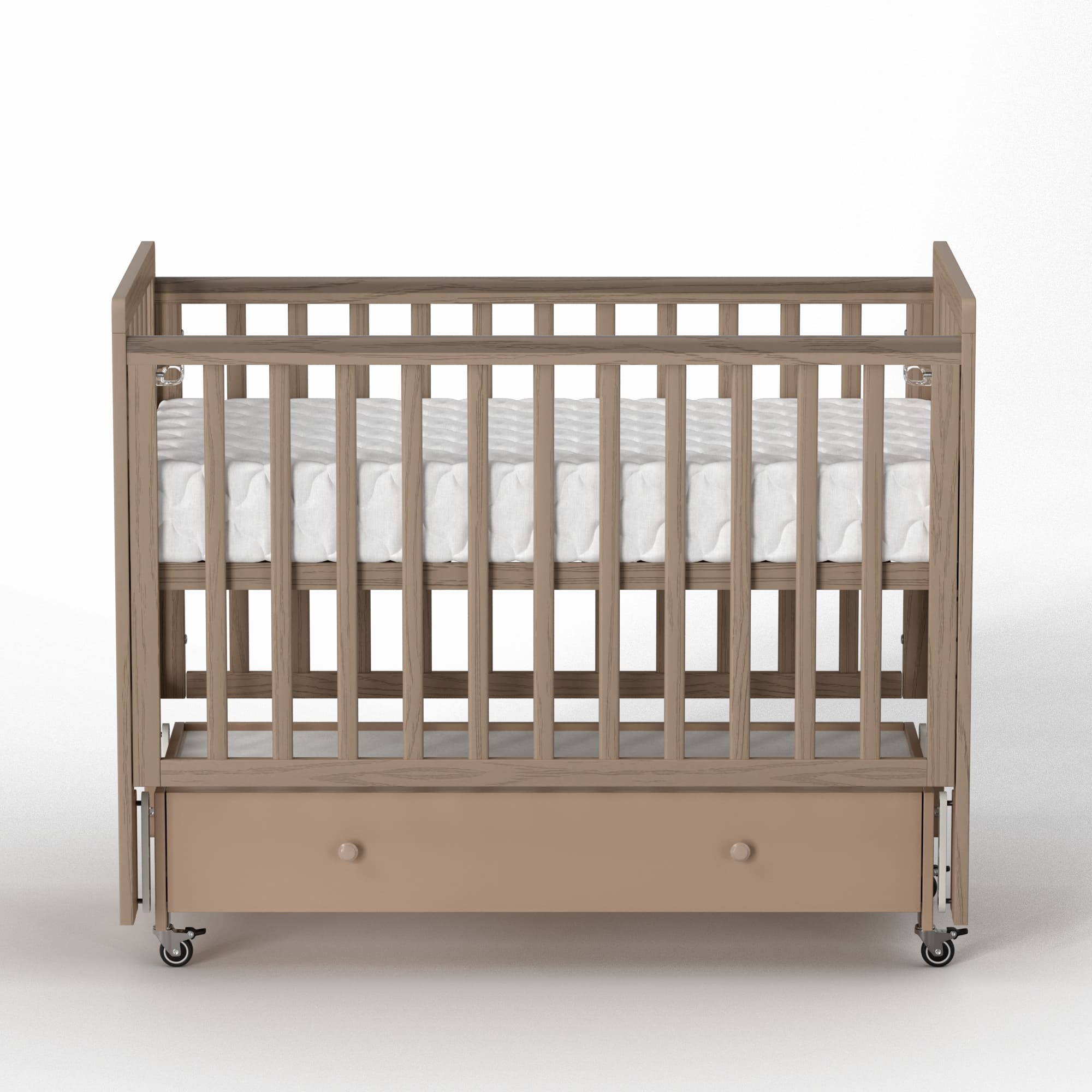 Кроватка Antemi Classic Sleep Premium с маятником и ящиком 12060