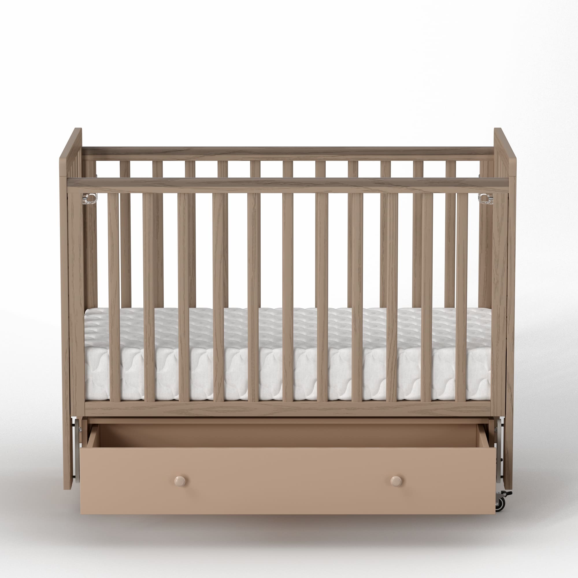 Кроватка Antemi Classic Sleep Premium с маятником и ящиком 12060